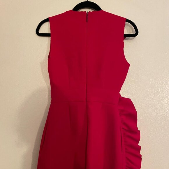 MSGM Ruffle Crepe Dress - Size 38 - Picture 6 of 10